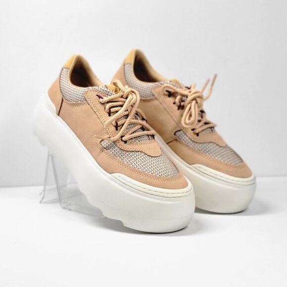 UGG WOMEN'S marin mega lace platform sneakers Sz NEW